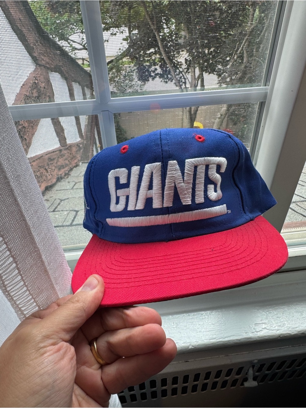 NY Giants Vintage SnapBack 75th Anniversary - Excellent Condition!
